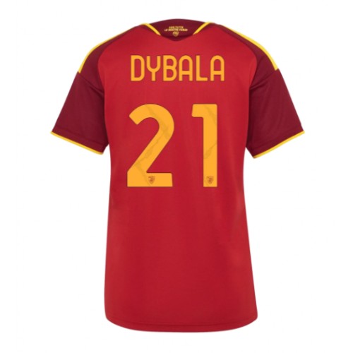 Fotbalové Dres AS Roma Paulo Dybala #21 Dámské Domácí 2026-27 Krátký Rukáv